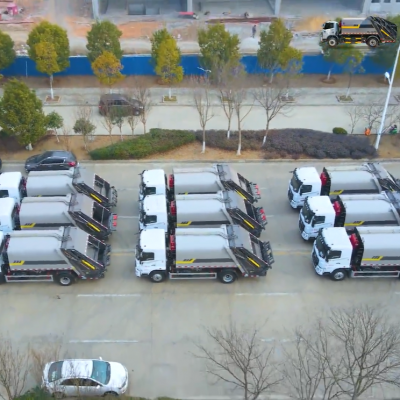Setting Sail – Kaili's New Compressed Garbage Trucks, 9 Units in Batch Dispatch!