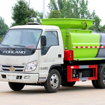 Foton Xiaoka Star3 Kitchen Waste Truck 3 m³-Square Tank