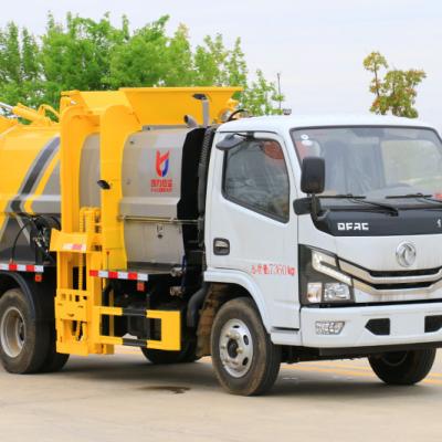 Dongfeng Xiaoduolika Kitchen Waste Truck 6 m³-Square Tank
