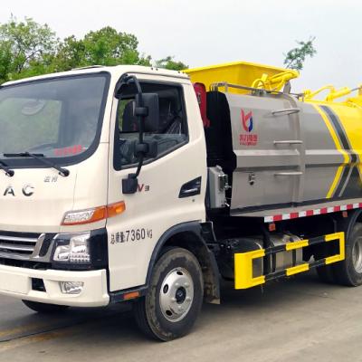 JACJunling V3 Kitchen Waste Truck6 m³-Square Tank
