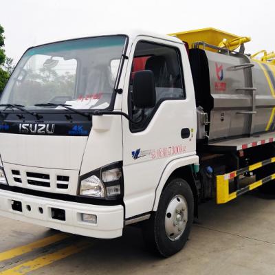 Isuzu Kitchen Waste Truck 6 m³-Square Tank