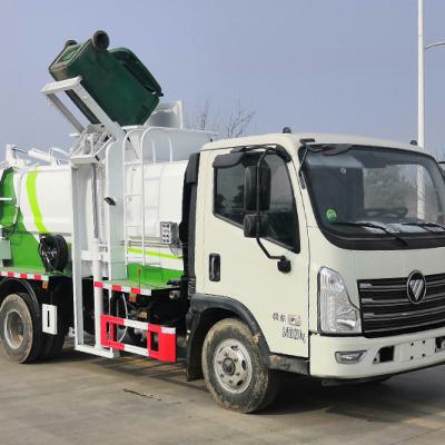Foton Linghang Kitchen Waste Truck 6 m³ 8 m³-Square Tank