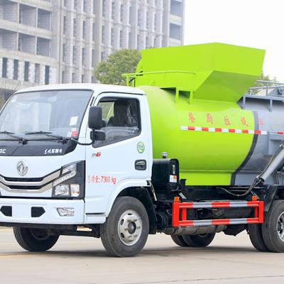 Dongfeng Xiaoduolika Kitchen Waste Truck 4.5 m³-Round Tank