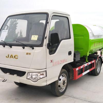 JACKangling Hook Arm Garbage Truck（Gasoline） 3 m³ Household Waste Container