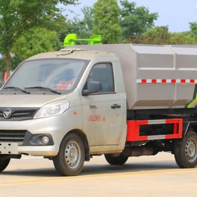 Foton Xiangling Side-Loading Dump with Bucket Garbage Truck 3 m³
