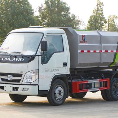 Foton Xiaoka Star2 Side-Loading Dump with Bucket Garbage Truck 3 m³