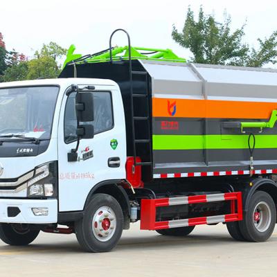 Dongfeng D6 Side-Loading Dump with Bucket Garbage Truck 10.5 m³