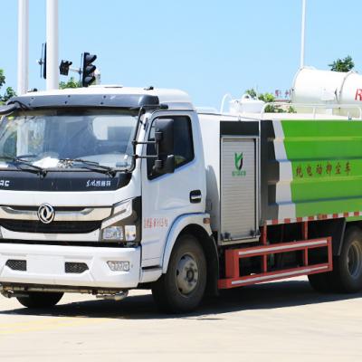 Electric Multi-Function Dust Suppression Vehicle（Square Tank） 6.5 m³（Fog Cannon30~40 m）