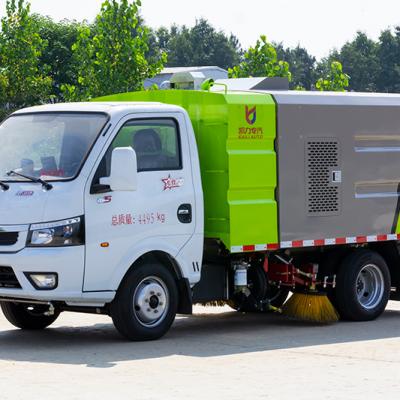 Dongfeng Tuyi Washing and Sweeping Truck 2 Waste Container 2 m³ Clean Water Tank