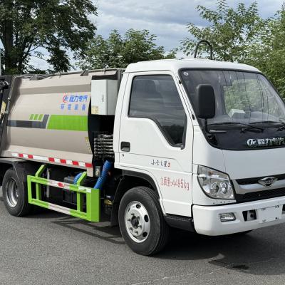 A0115 Foton Xiaoka 3 Blue Plate Compressed Garbage Truck (China VI Emission)