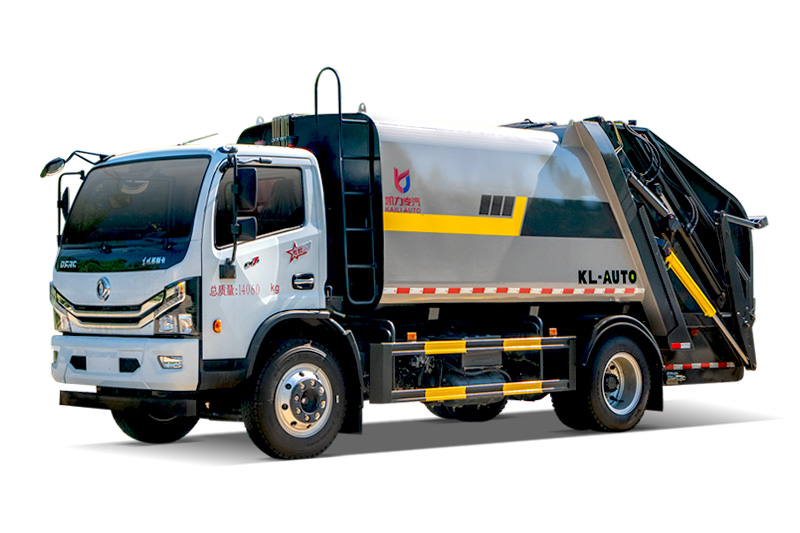 Dongfeng D7 (2023 Model) Compression Garbage Truck Wheelbase: 3800 mm, 10 m³