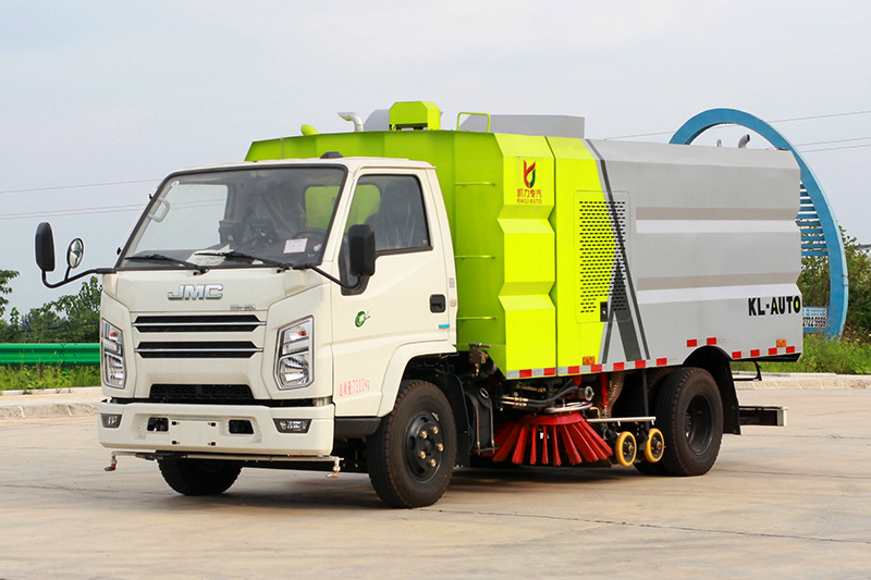 Jiangling Washing and Sweeping Truck 2.5 m³ refuse tank, 3 m³ clean water tank